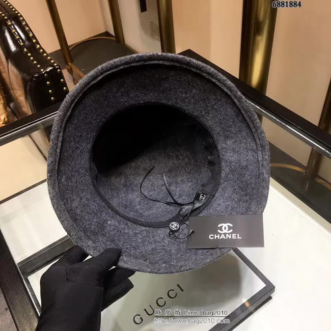 CHANEL香奈兒 2018新款 百搭單品秋冬盆帽 6881884 LLWJ5767